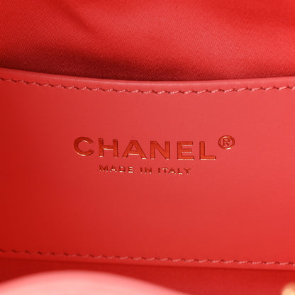 Chanel Suede Quilted Mini Chanel 25 Handbag Pink 6 of 10