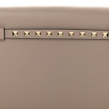 Valentino Garavani Nappa Rockstud Wristlet Clutch Poudre 9 of 12