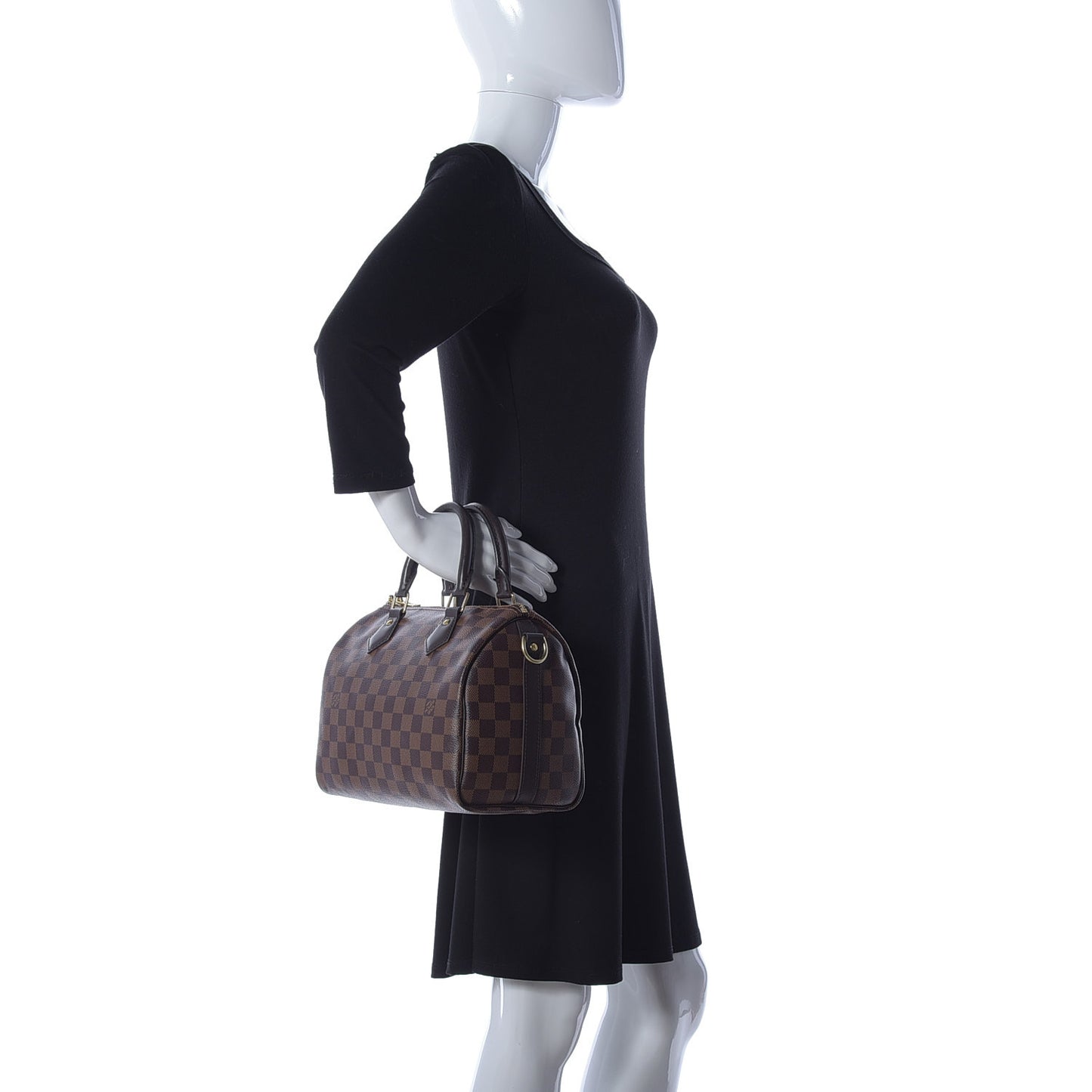 Damier Ebene Speedy Bandouliere 25
