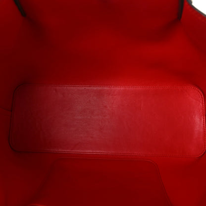 Christian Louboutin Calfskin Spiked Large Cabarock Shopper Tote Black 6 of 10