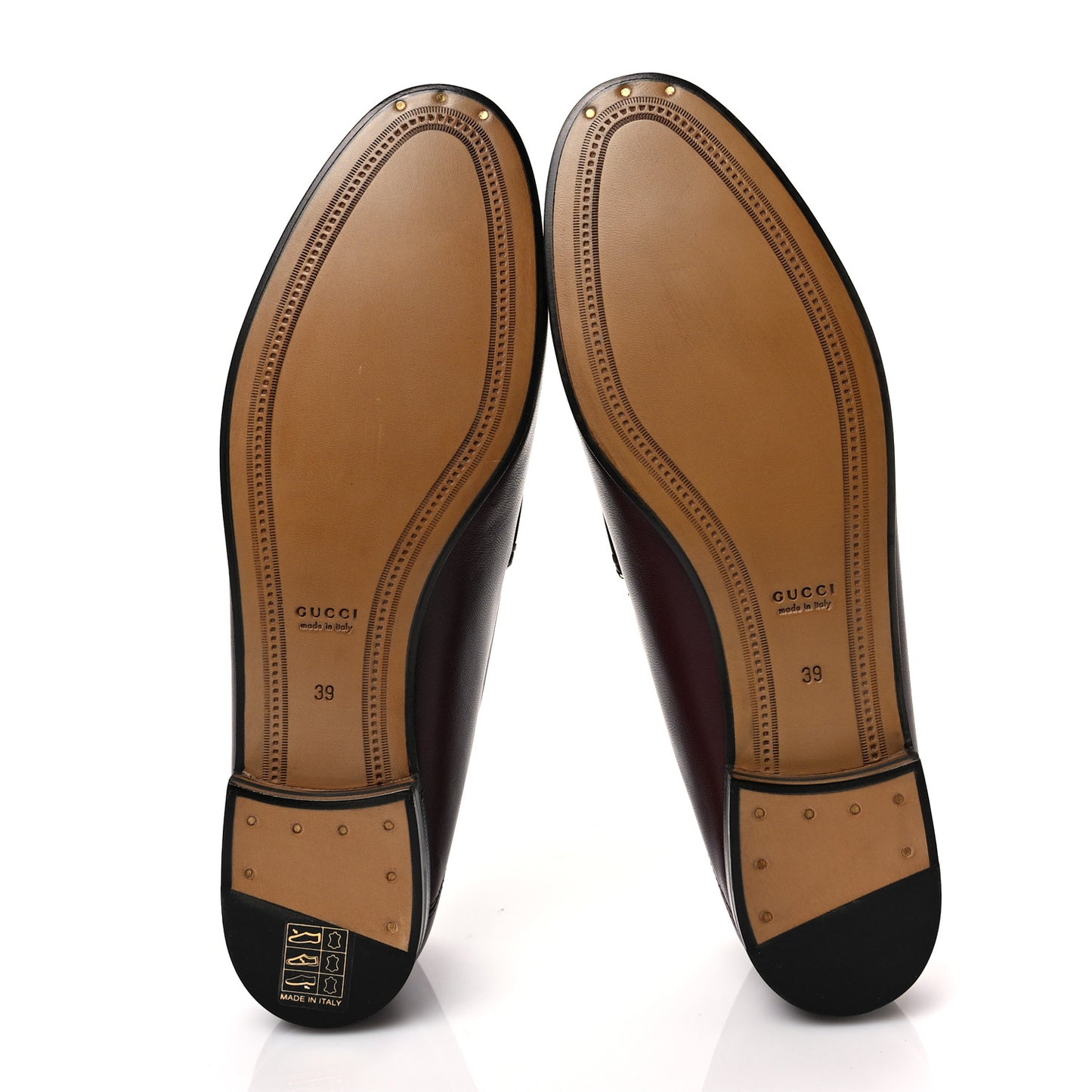 Lambskin Womens Brixton Horsebit Loafers 39 Vintage Bordeaux