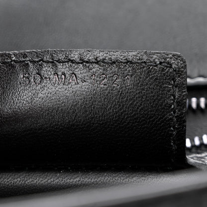 Christian Dior Calfskin Macrocannage Medium Caro Bag Black 7 of 10