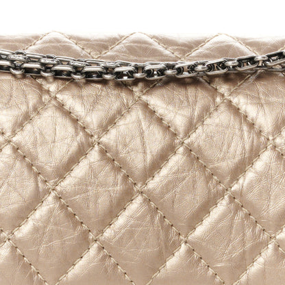 Chanel Metallic Aged Calfskin Quilted 2.55 Reissue 225 Flap Dark Gold 9 of 13