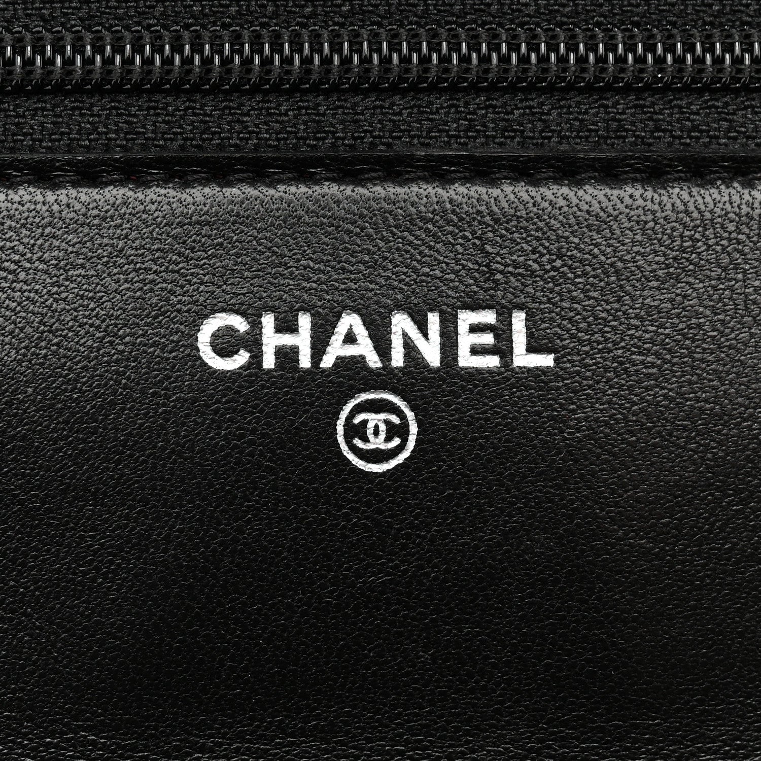 Chanel Lambskin Quilted Wallet On Chain WOC Black 5 of 13
