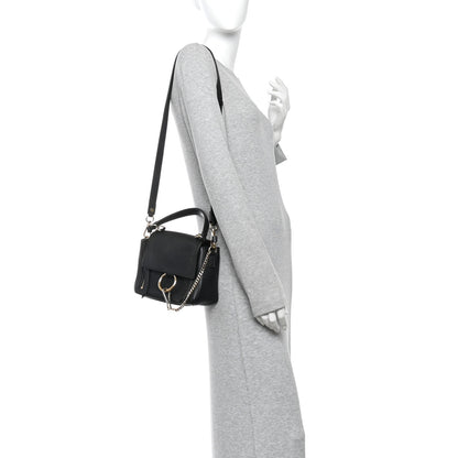Chloe Calfskin Mini Faye Day Shoulder Bag Black 2 of 13