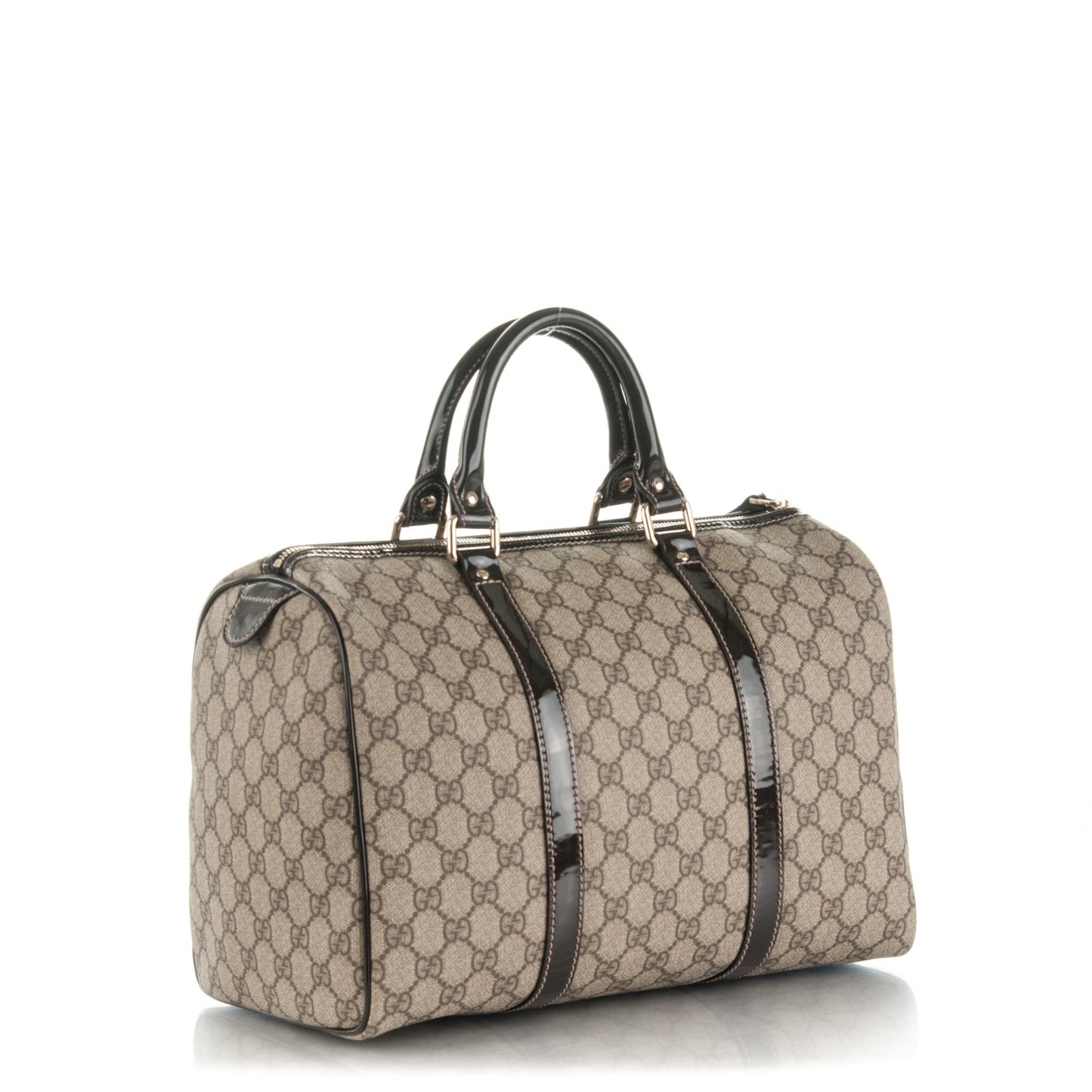 GG Plus Monogram Medium Joy Boston Dark Brown