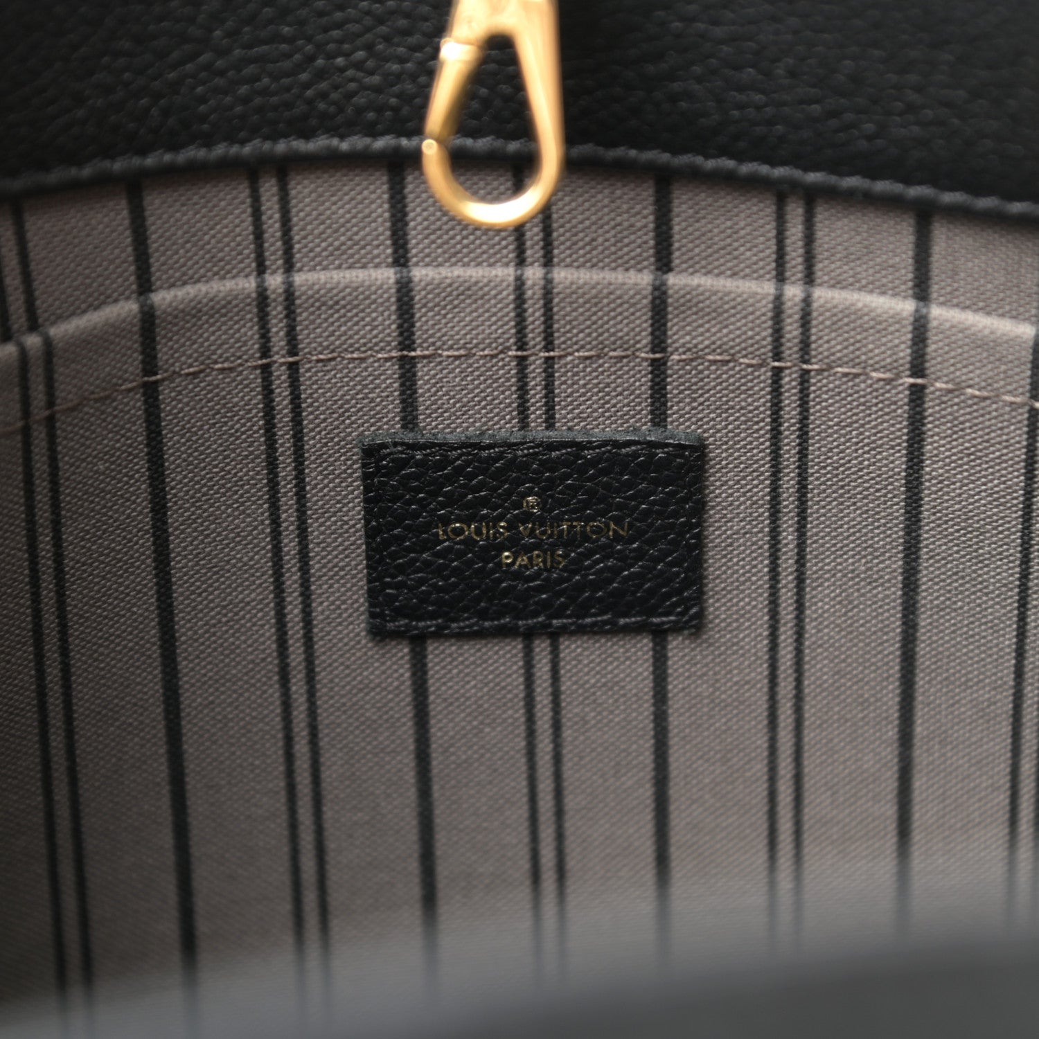 Louis Vuitton Empreinte Montaigne MM Black 6 of 9