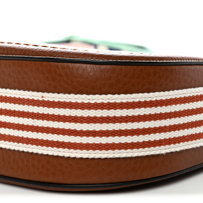 Valentino Garavani Grainy Calfskin Jacquard Medium Antibes Hobo Selleria White Testa Di Moro Ivory Navy 9 of 9