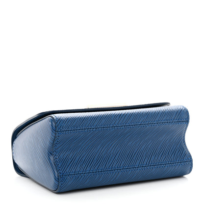 Louis Vuitton Epi Strass Enamel Monogram Twist Shoulder Bag PM Toledo Blue 5 of 15