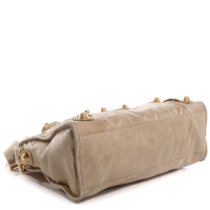 Balenciaga Agneau Giant 21 Gold Hardware CIty Sahara 9 of 13