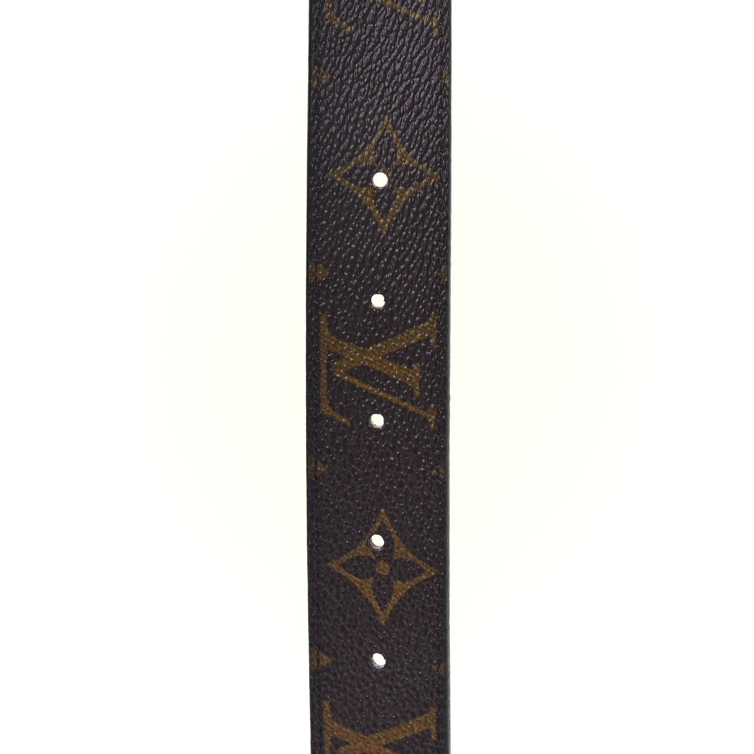 Louis Vuitton Calfskin Monogram 30mm LV Initiales Reversible Belt 80 32 Black 5 of 6