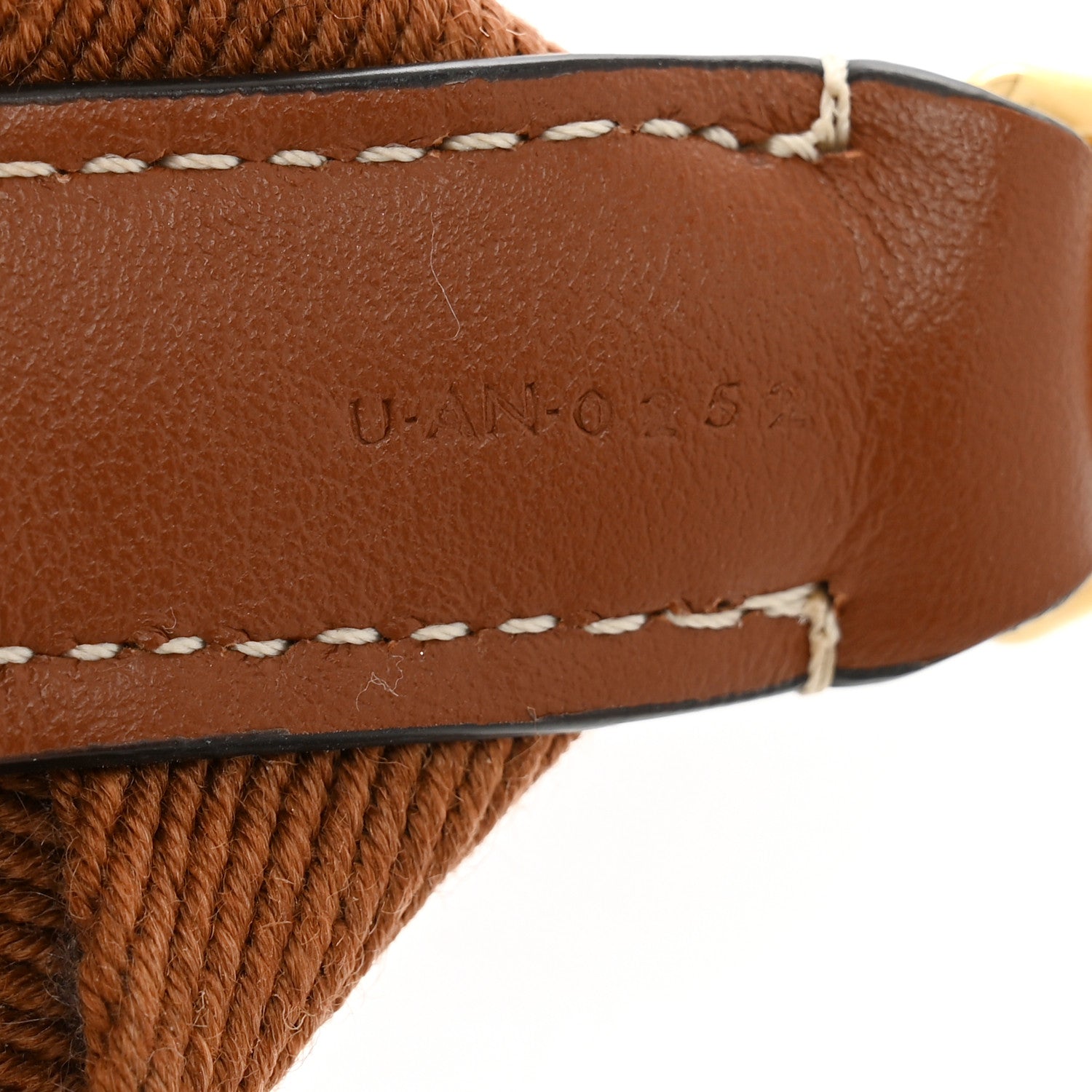 Celine Jacquard Wool Strap Light Brown 5 of 5