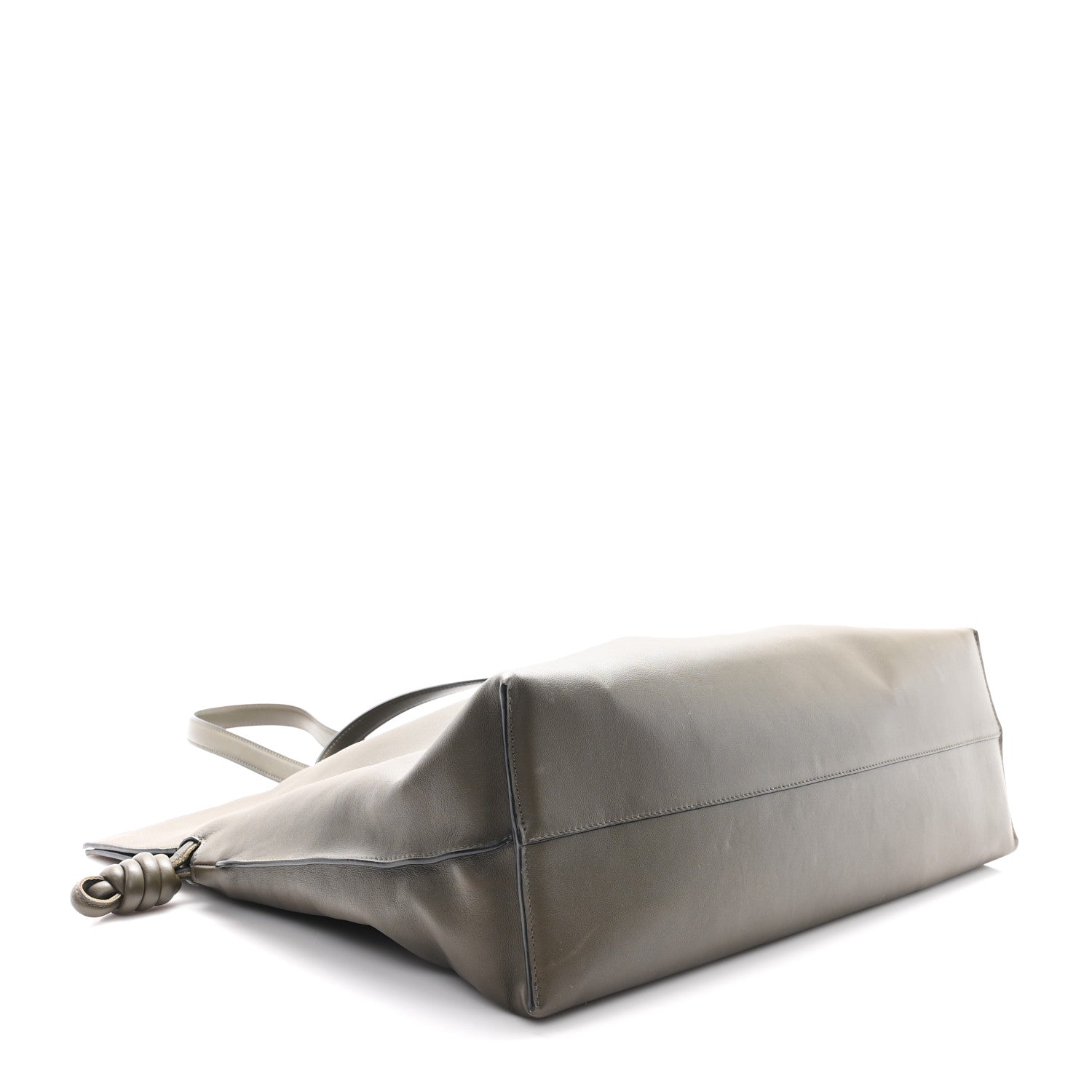 Loewe Calfskin Flamenco Knot XL Tote Bag Khaki Green 4 of 9