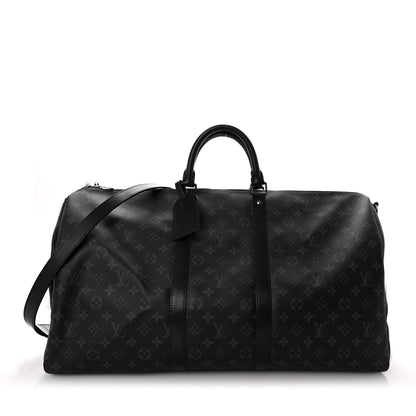 Louis Vuitton Monogram Eclipse Keepall Bandouliere 55 1 of 8