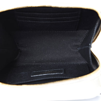Saint Laurent Patent Matelasse Monogram Toy Vicky Camera Bag Off White 4 of 9