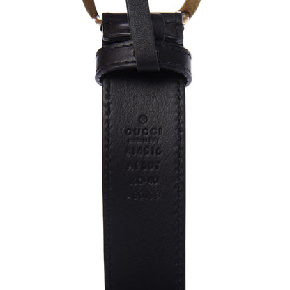 Gucci Calfskin Double G 30mm Belt 100 40 Black 6 of 6