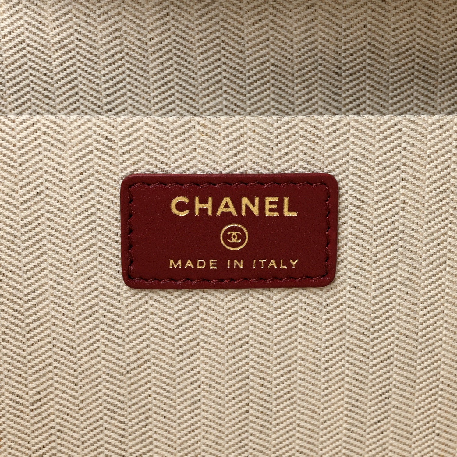 Chanel Grained Calfskin Large Zipped Pouch Dark Khaki 6 of 8