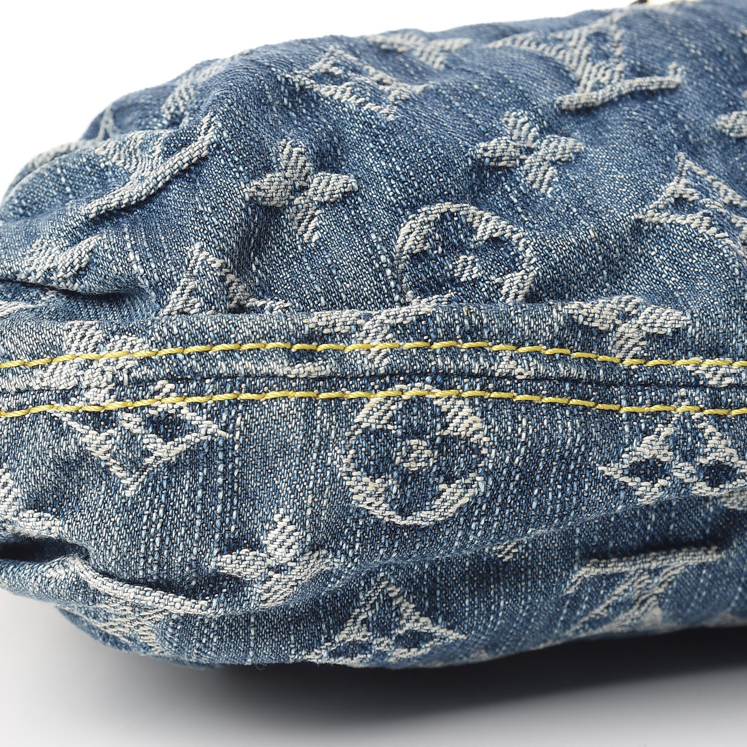 Louis Vuitton Monogram Denim Mini Pleaty Blue 8 of 9