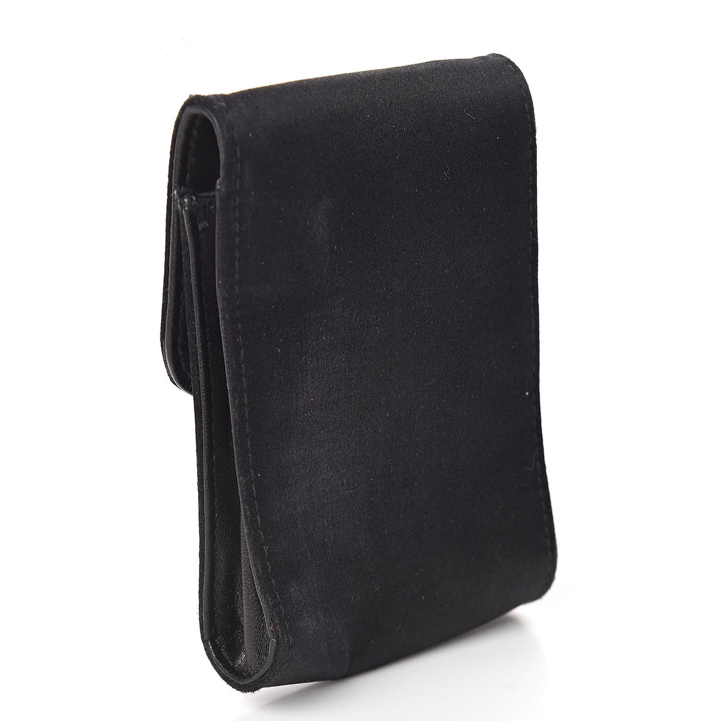 Satin Timeless CC Key Holder Bag Charm Black
