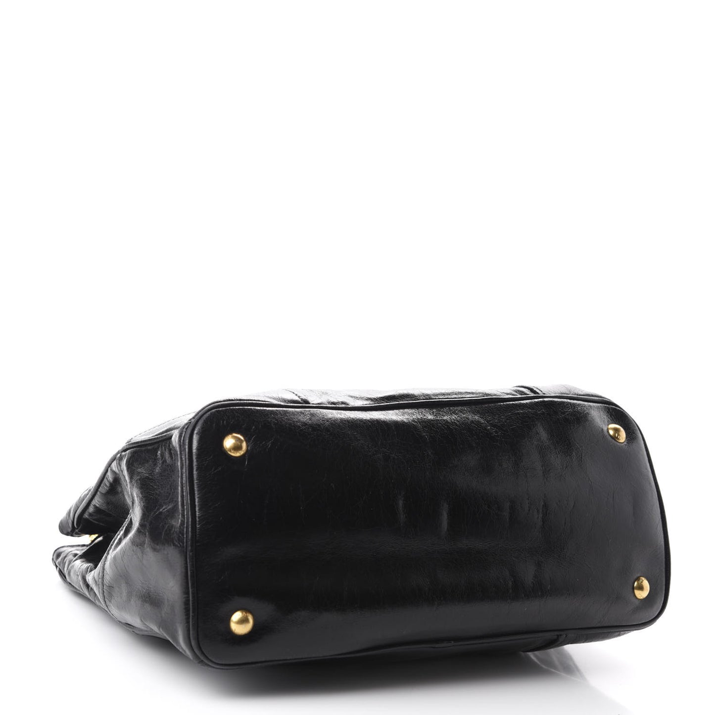 Vitello Shine Tote Black