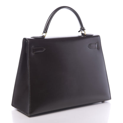 Hermes Box Kelly Sellier 32 Chocolate 3 of 21