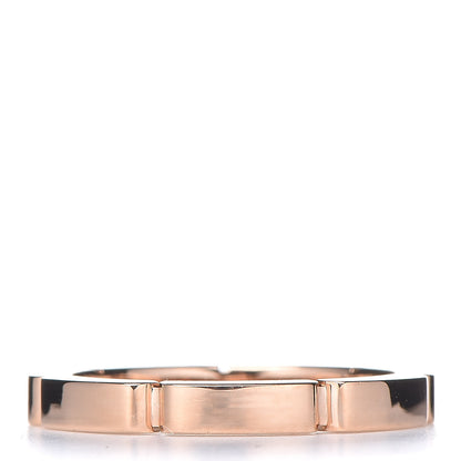Cartier 18K Pink Gold Diamond Maillon Panthere Wedding Band Ring 50 5.25 3 of 5