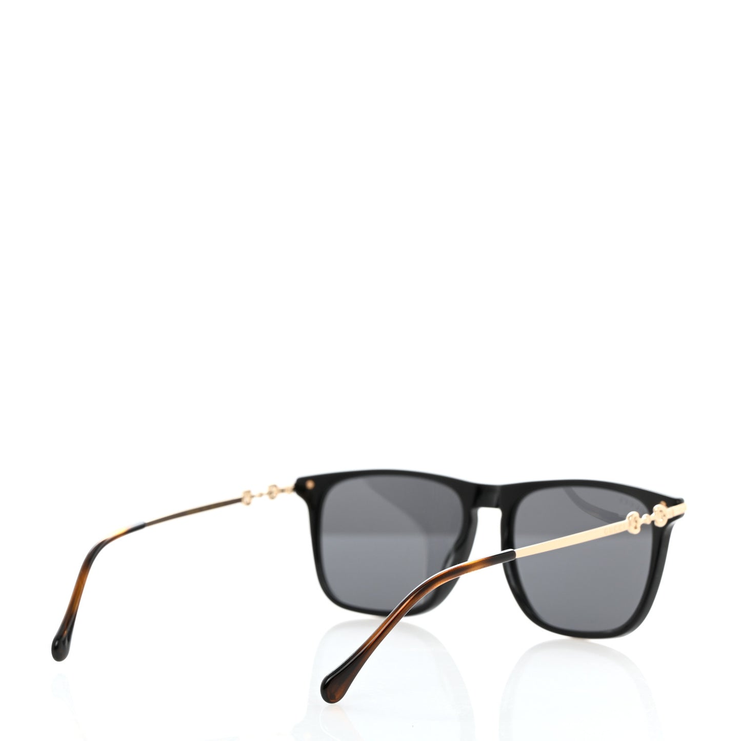 Acetate Metal Horsebit Sunglasses GG0915S Black