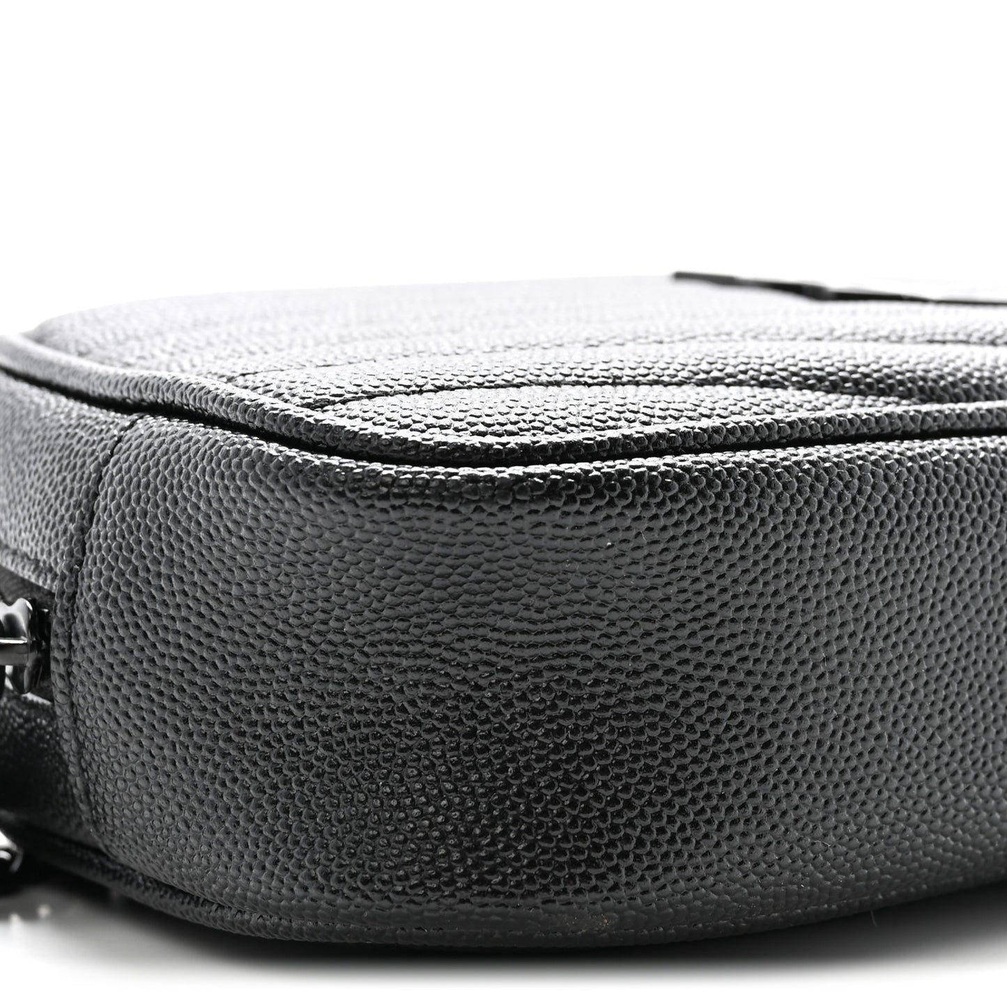 Grain De Poudre Matelasse Monochrome Monogram Mini Lou Camera Bag Black