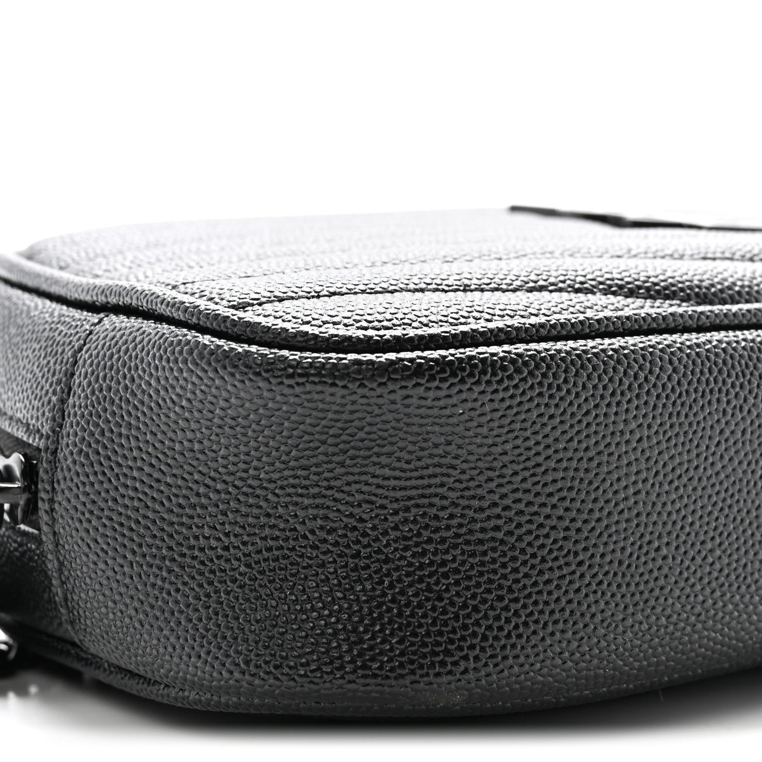 Saint Laurent Grain De Poudre Matelasse Monochrome Monogram Mini Lou Camera Bag Black 9 of 10