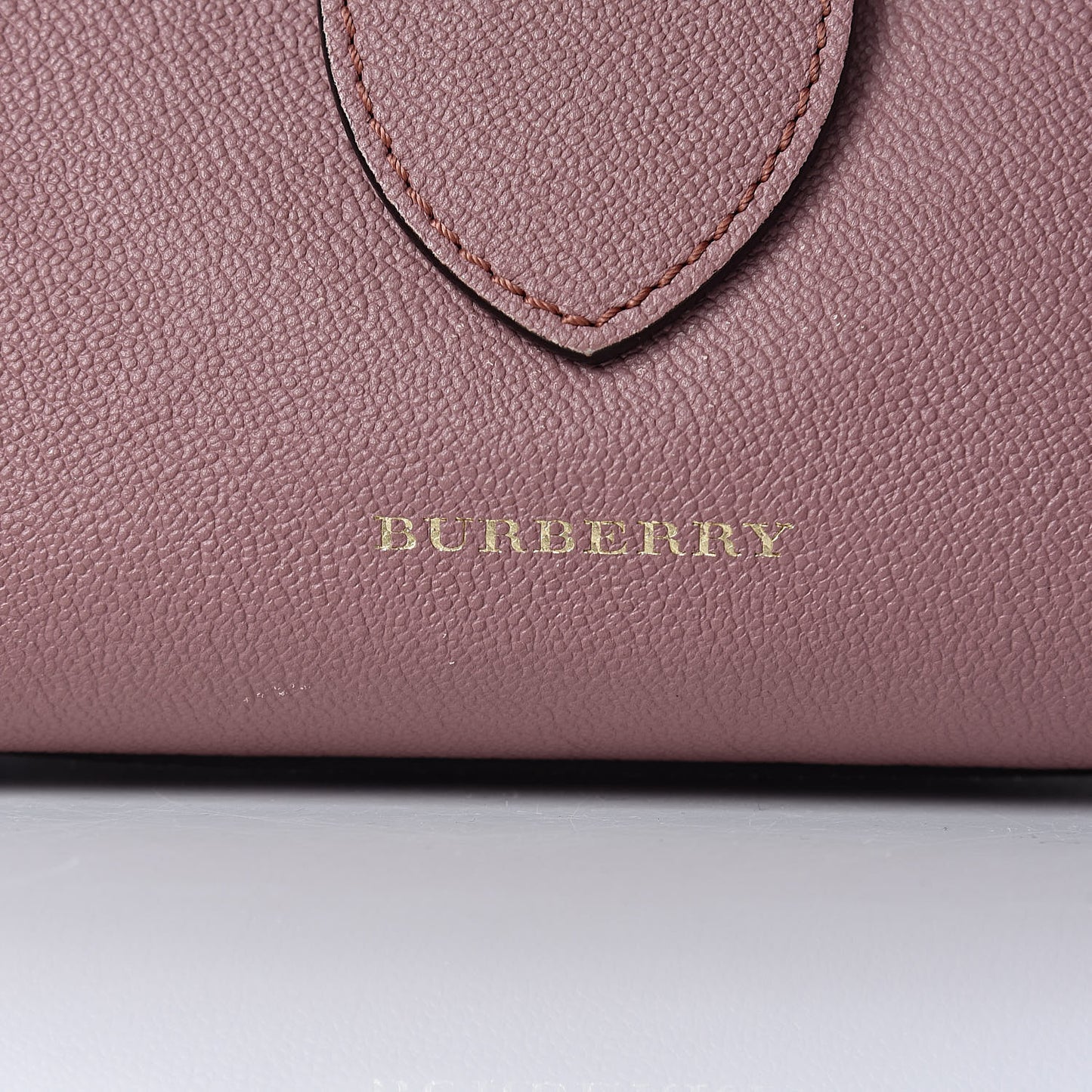 Soft Grain Calfskin Small Buckle Tote Dusty Pink