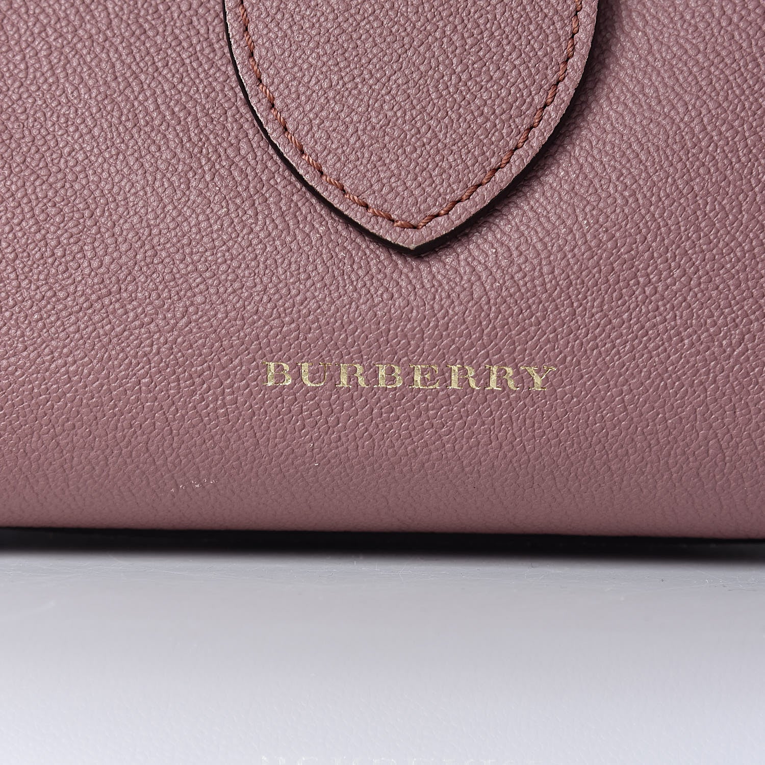 Burberry Soft Grain Calfskin Small Buckle Tote Dusty Pink 13 of 15