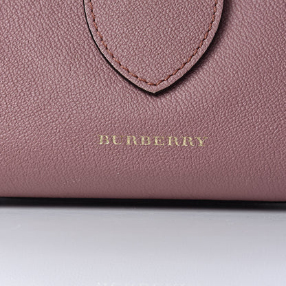 Burberry Soft Grain Calfskin Small Buckle Tote Dusty Pink 13 of 15