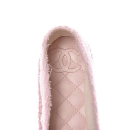 Chanel Terry Grosgrain CC Espadrilles 37 Pink 6 of 9