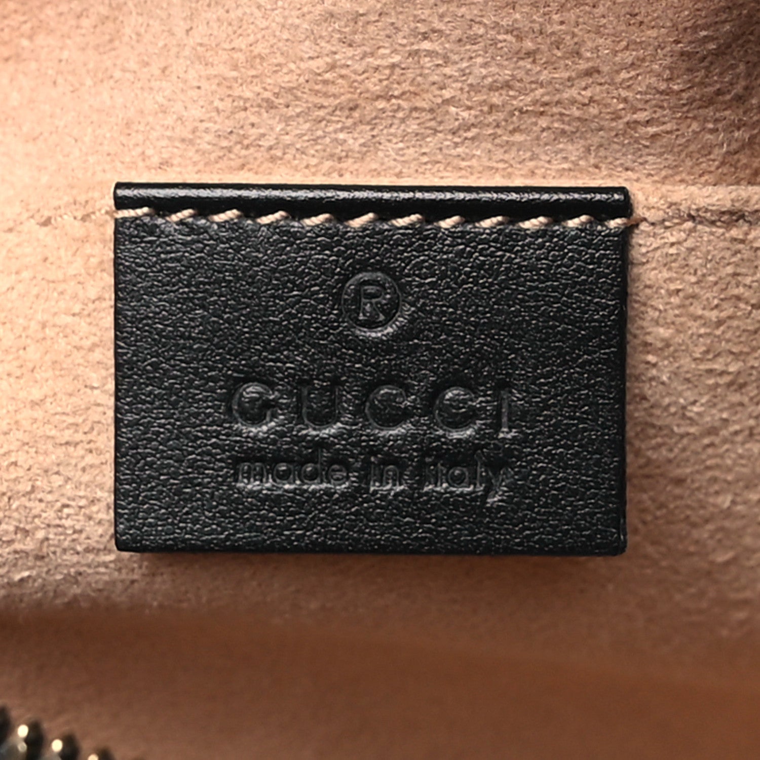 Gucci Calfskin Matelasse Animal Studs Small GG Marmont Chain Shoulder Bag Black 6 of 10