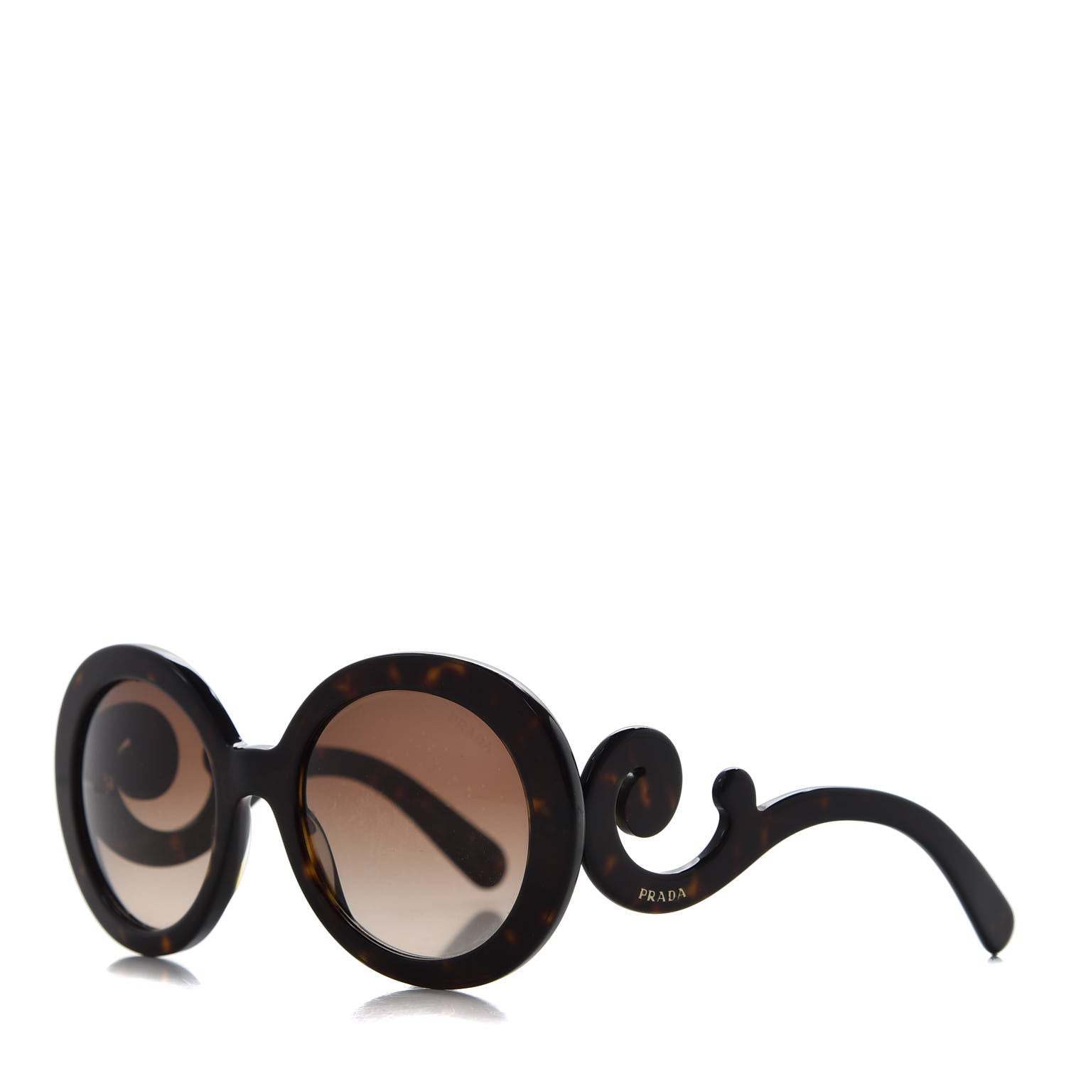Prada Baroque Sunglasses SPR 27N Tortoise 1 of 7