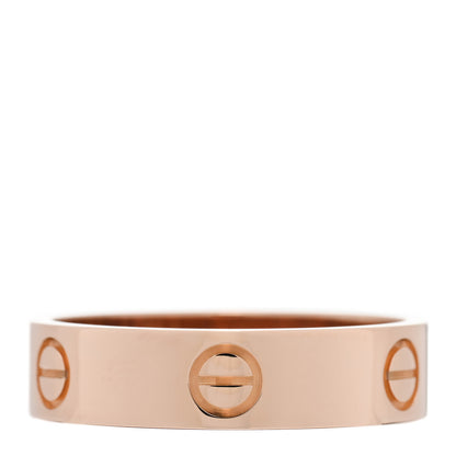 Cartier 18K Pink Gold 5.5mm LOVE Ring 62 10 1 of 5