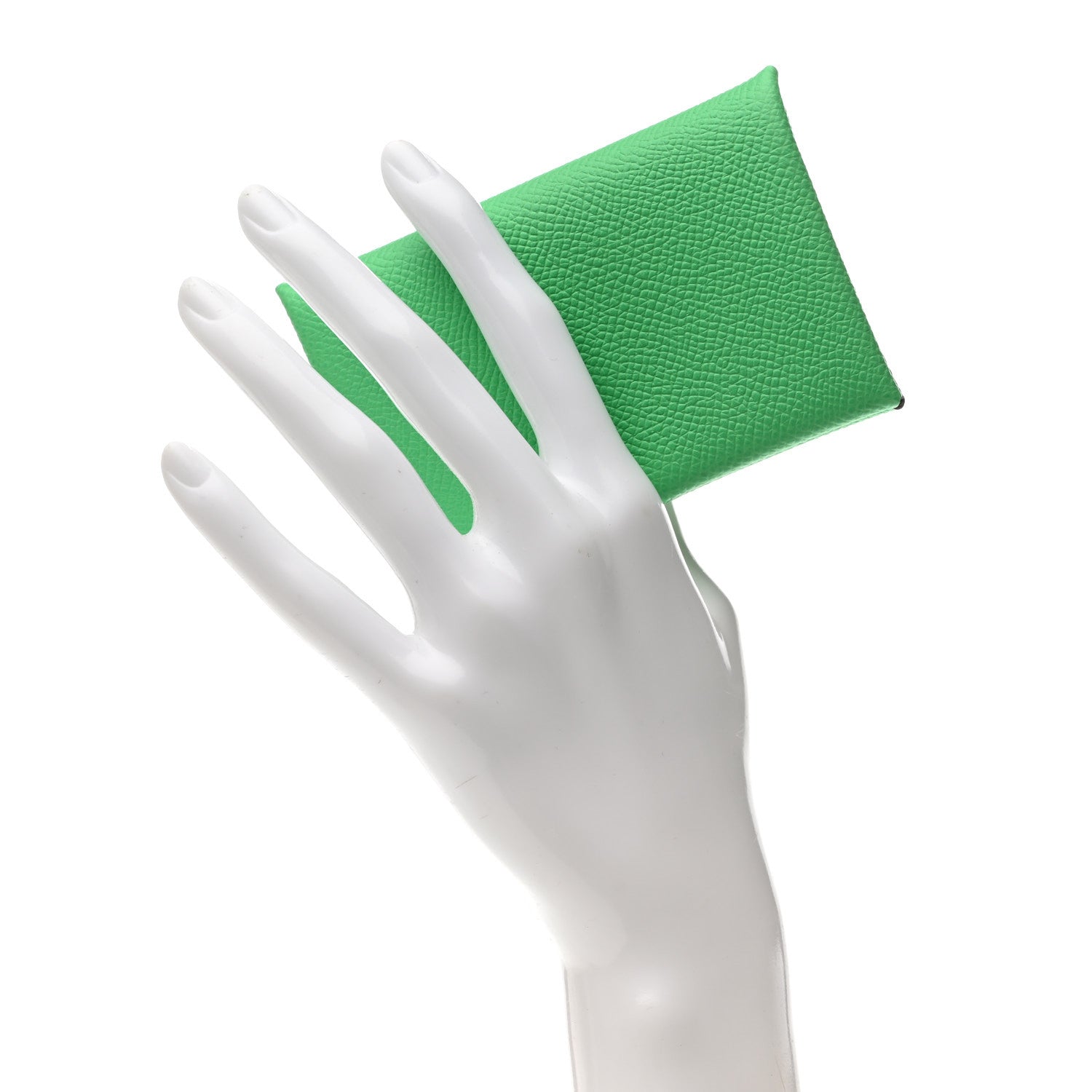 Hermes Epsom Verso Calvi Card Case Vert Comics Vert Fizz 2 of 8
