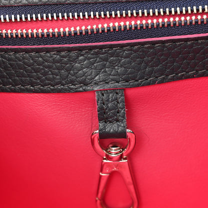 Louis Vuitton Taurillon Capucines PM Cobalt Fuchsia 10 of 12