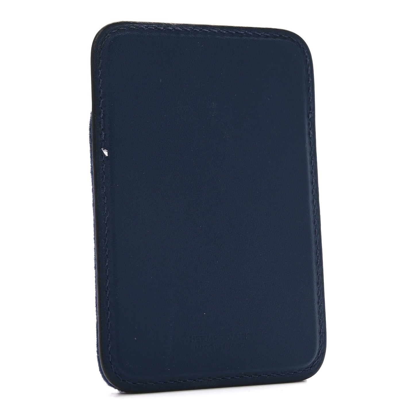 Feutre Swift Embroidered Allo! MagSafe Card Holder Bleu Navy Multicolore