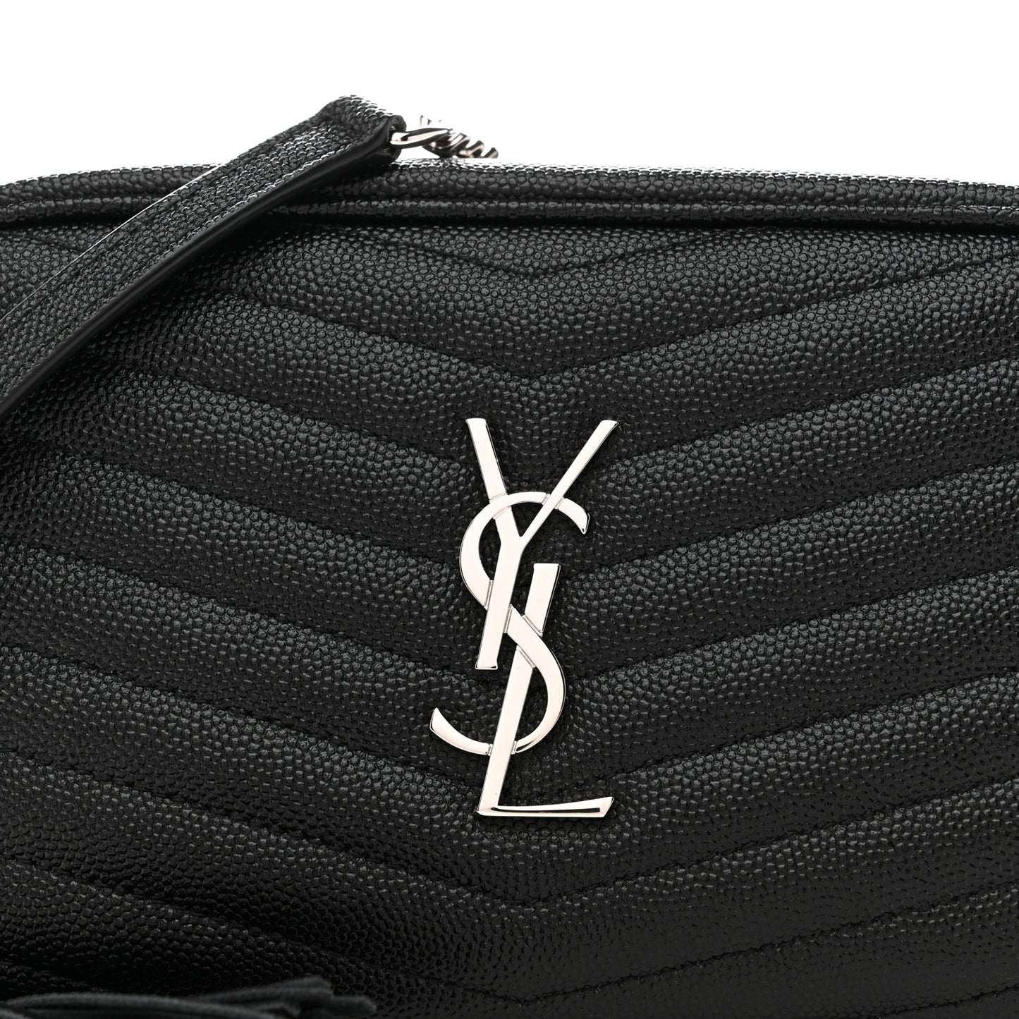 Grain De Poudre Matelasse Monogram Mini Lou Camera Bag Black