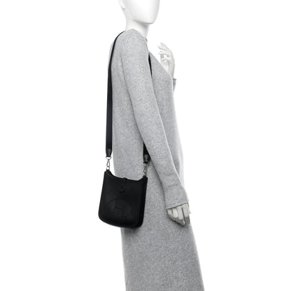 Hermes Taurillon Clemence Evelyne TPM Black 2 of 10