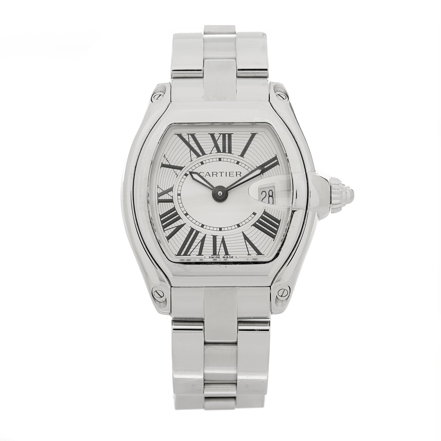 Cartier Stainless Steel 31mm Roadster Quartz Watch 1 of 4