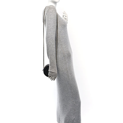 Chanel Caviar Quilted Round Clutch With Chain Black 2 of 10