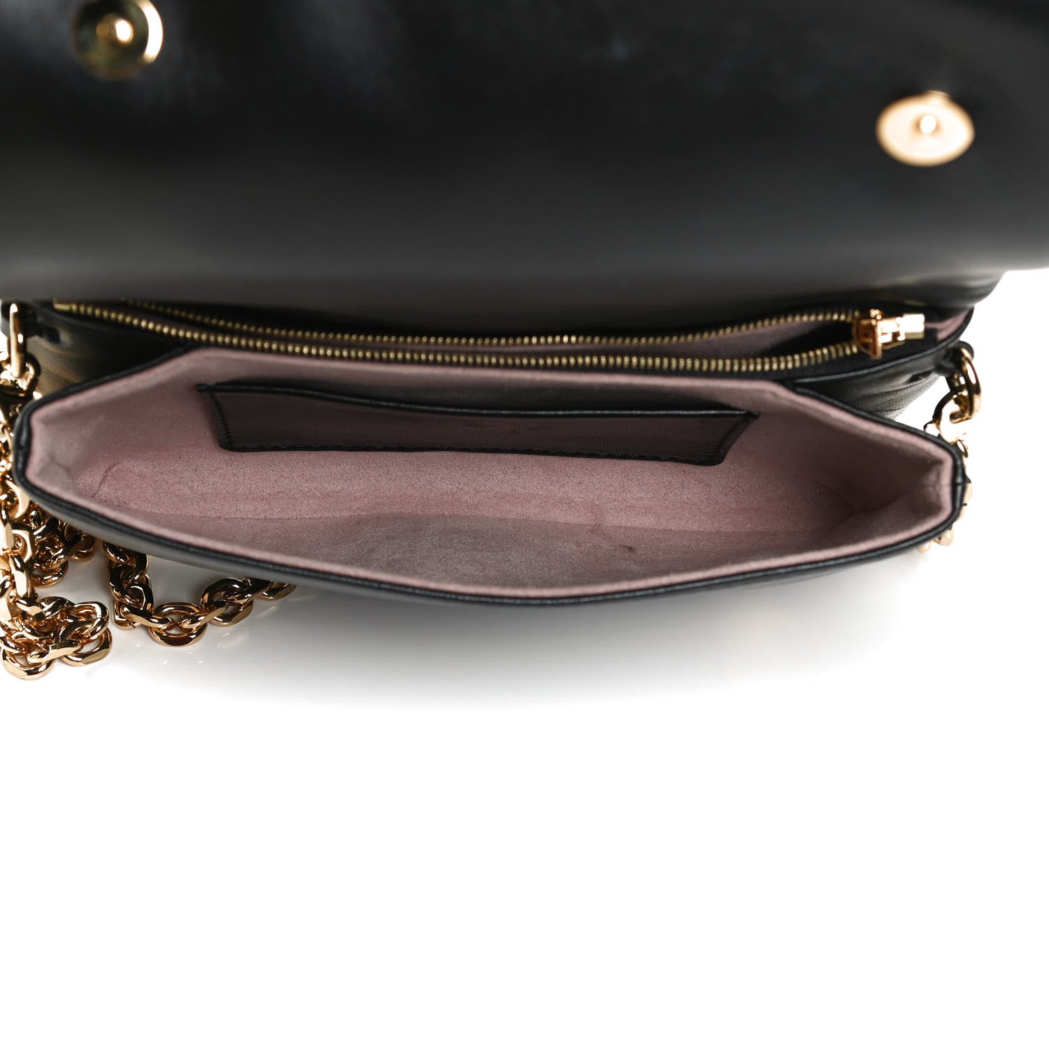 Louis Vuitton Lambskin Embossed Monogram Pochette Coussin Black 5 of 14