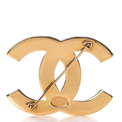 Chanel CC Brooch Gold 3 of 5