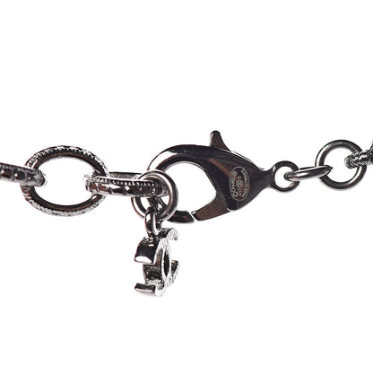 Chanel Ruthenium Pearl Beaded CC Long Necklace Black 4 of 4