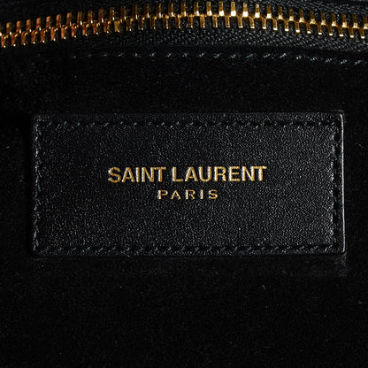 Saint Laurent Calfskin Classic Duffle 12 Black 8 of 9
