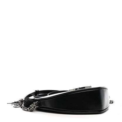 Saint Laurent Calfskin Heart Monogram Crossbody Black 4 of 11