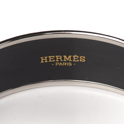 Hermes Enamel Printed Collier De Chien Wide Bracelet 62 Veneneux 3 of 3