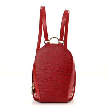 Louis Vuitton Epi Mabillon Backpack Castillan Red 1 of 13